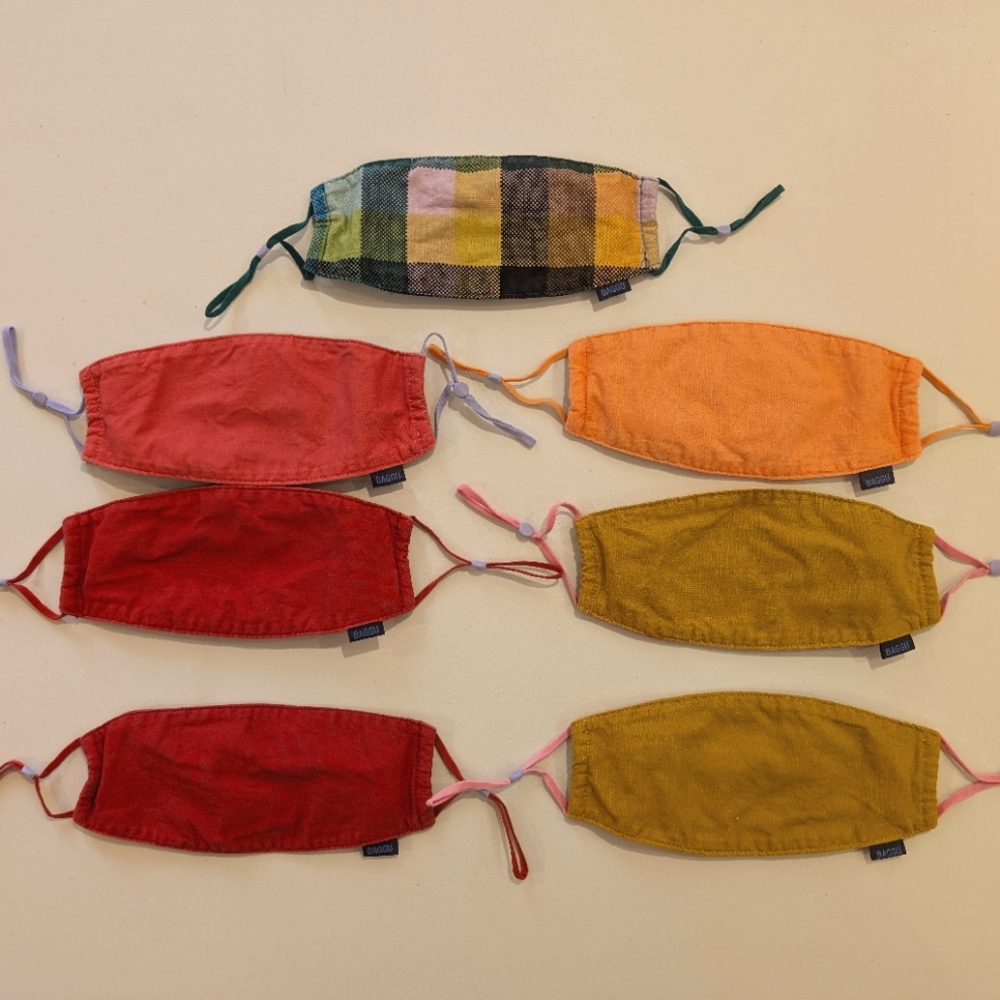 Set of 7 BAGGU Cloth Masks